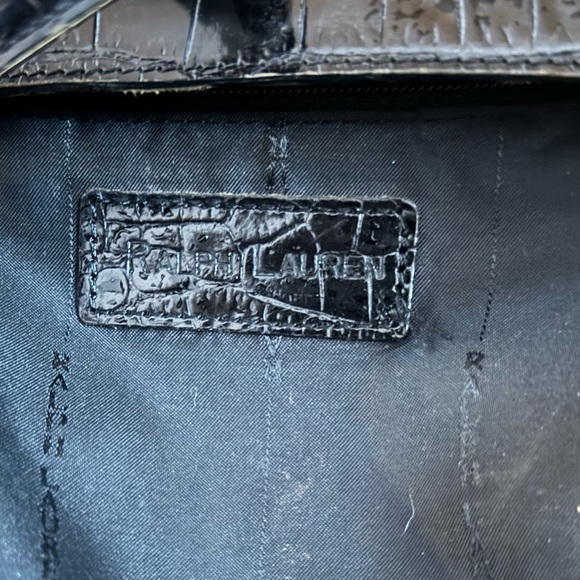 VINTAGE! Ralph Lauren Alligator handbag in excellent vintage condition. - Picture 5 of 10